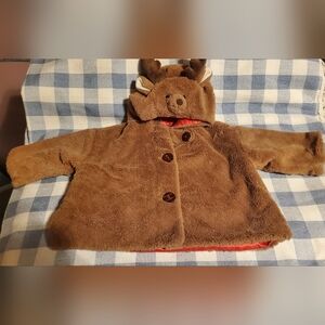 Bearington Brown Reindeer Hooded Jacket